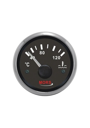 Mors Hararet 12-24V Çap 55Mm Göstergesi Siyah
