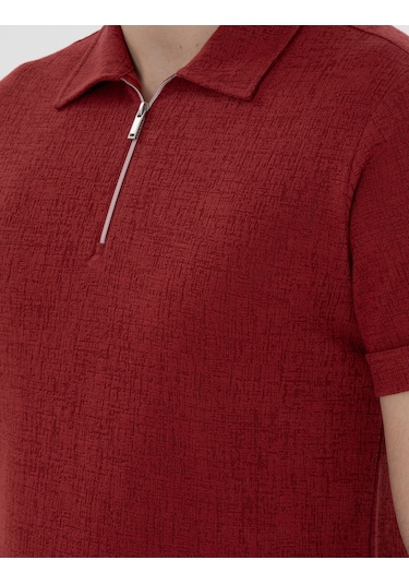 Pierre Cardin Erkek Nar Çiçeği Tişört 50302586-vr239 Nar Çiçeği