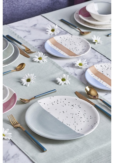 Neva N3265 İzgi 24 Parça Yemek Takımı