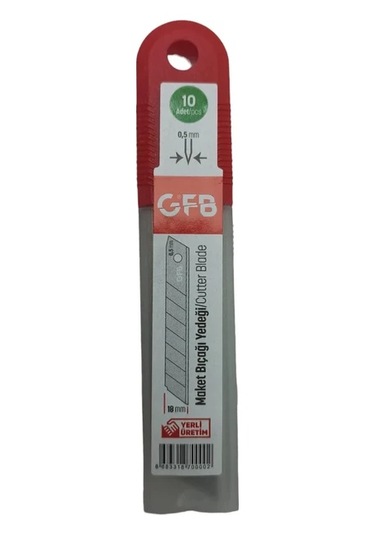 Gfb Maket Bıçağı Yedek Uç 10 Adet