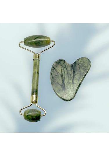 Yeşim Gua Sha &roller Set