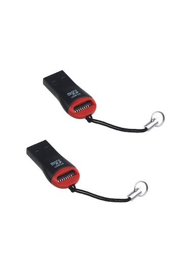 Ally Usb 2.0 Micro Sd Kart Okuyucu Card Reader-Siyah