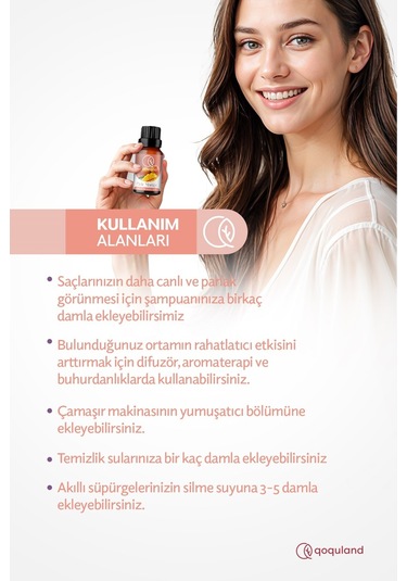 Qoquland Pink Mango Uçucu Yağ Buhurdanlık Esansı Oda Kokusu 10 ML