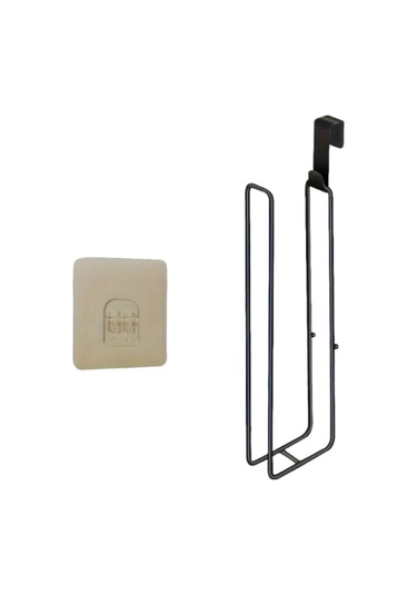 Homyl Tuvalet Kağıdı Tutucusu Banyo Organizasyonu Ofis Yurt Gümüş