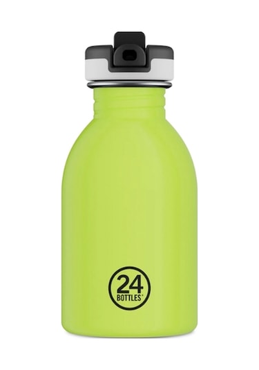 Kids Bottle Reactive Sarı/yeşil Paslanmaz Çelik Çocuk Su Matarası 250 Ml Renkli