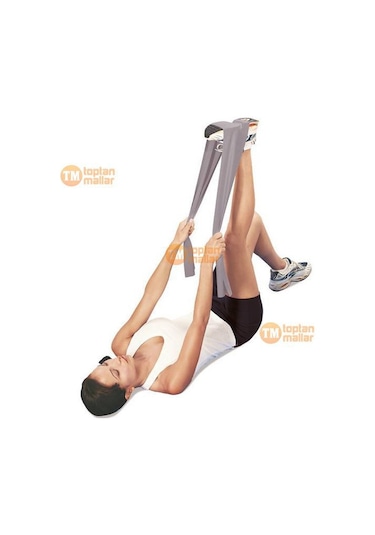 Pilates Bandı Seti 150x15 Cm Büyük Orta Direnç Pilates Lastik