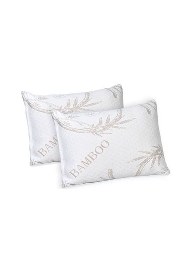 Hugoy 2li 50x70 Bamboo Visko Yastık Fermuarlı Yıkanabilir Kılıf