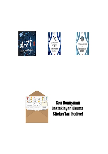 A-71 + Jennifer In Düğünü Ciltli + Nizamülmülk Ciltli + Okuma Sticker'ları