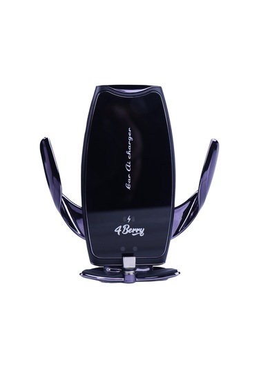 A8g Siyah Araç Tutucu 15 W Kablosuz Hızlı Şarj, Otomatik Kıskaçlı Siyah