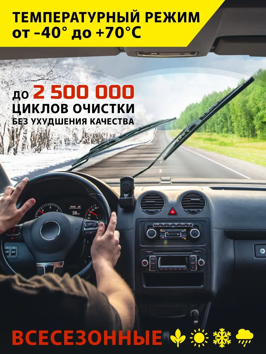 Feen Cam Silecekleri Silecekler Şasesi İle 500/500 256654790