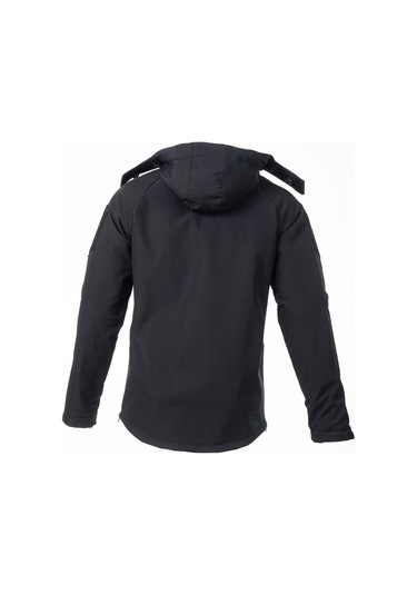 Karcamp 5 Cepli Tactical Double Softshell Su Geçirmez Unisex Mont Ceket Siyah