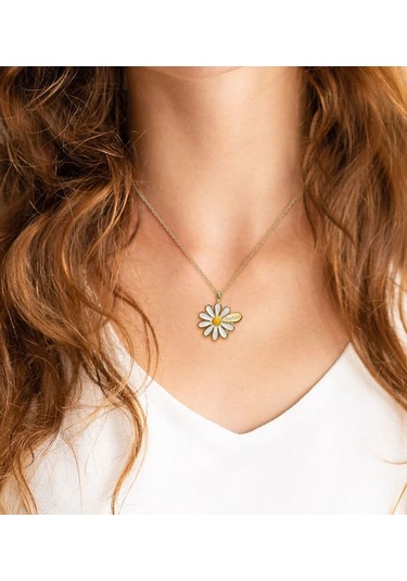 Bk Gift Kişiye Özel Anneler Günü Tasarımlı Beyaz Kupa Ve Papatya Kolye Hediye Seti - 2, Anneler Günü Hediyeleri, Anneye Hediye Kobitmeyencom30513 Bk G