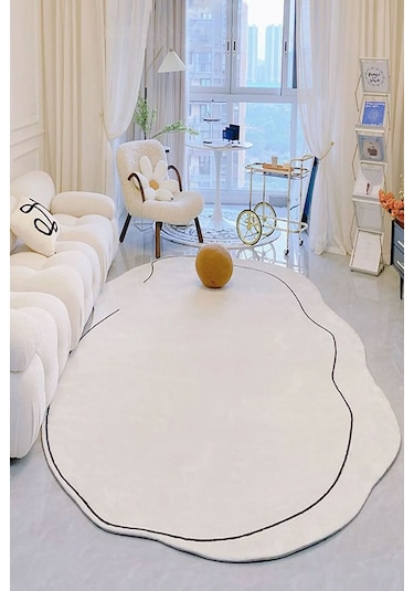 Decomia Home Dijital Kaymaz Yıkanabilir İskandinav Modern Salon Halısı Mutfak Halısı Koridor Halısı Yolluk DC-7067