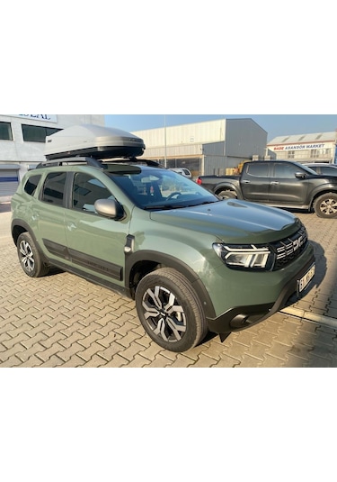 Dacia Duster Yeşil Yazılı Premium Kapı Koruma Seti 2018 Ve Üstü