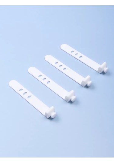 Wallard 10 Adet Beyaz Silikon Kablo Kelepçeleri 226957146