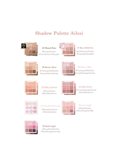 Dasıque Shadow Palette 36 Dark Angel