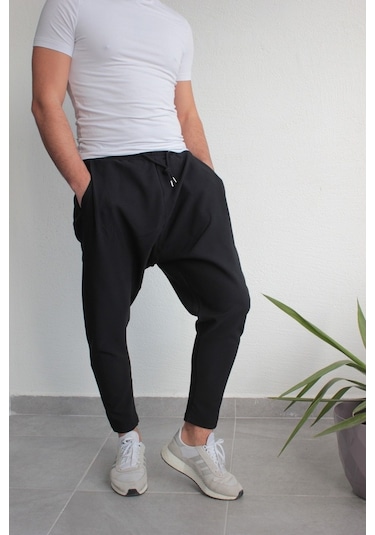 Baykim Sports Wears Unisex Siyah Rahat Şalvar
