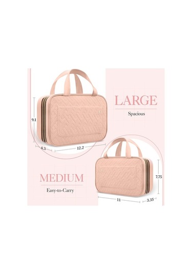 Novahub Gezginler İçin Seyahat Tuvalet Çantası + Siyah Kanca Siyah