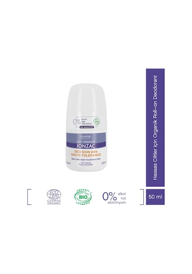 Eau Thermale Jonzac Hassas Ciltler İçin Organik Roll On Deodorant 50ml