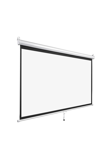 Everest Mpp-240, 240x200, Storlu, Projeksiyon Perdesi, Arkası Siyah Fonlu, Duvar Ve Tavana Asılabili