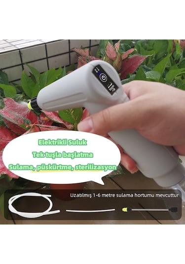 Hallow Alh6479121 Şarj Edilebilir Elektrikli Çiçek Sulama Kovası