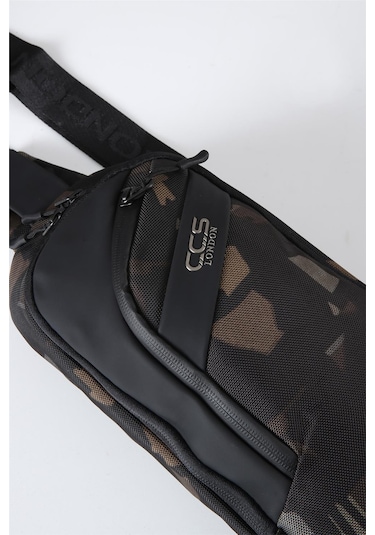 Ççs 31410 Tek Askılı Çapraz Çanta Kamuflaj-siyah Çok Renkli