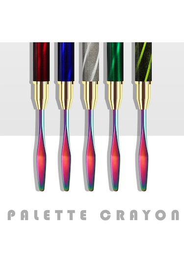 Reedark Çift Uçlu Kedi Gözü Tırnak Sanat Kalemi - Profesyonel Çizim Ve Karıştırma İçin