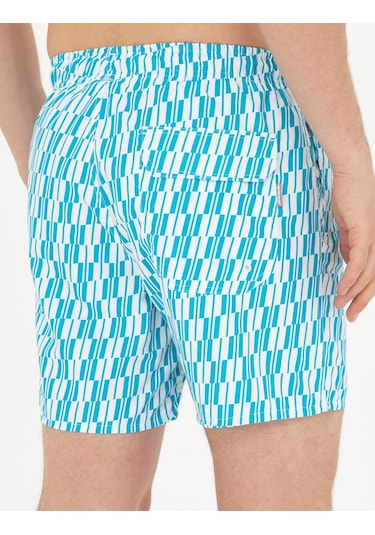 Pierre Cardin Erkek Aqua Deniz Şortu 50288231-vr007 Açık Mavi
