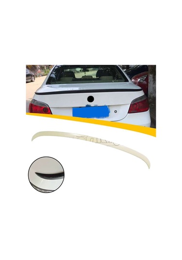 Bmw E60 İnce Bagaj Üstü Spoiler Parlak Siyah Spoyler Plastik İthal 2004-2010