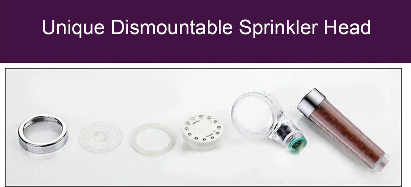 Lemestar Led Renk Değiştiren Duş Başlığı, Su Akışı İle Çalışan, 7 Renkli Işıklı, Abs Kaplama, Pratik Ve Enerji Tasarruflu Diğer