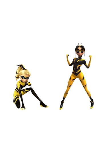Queen  Bee  Vesperia Arı Mucizesi Ladybug Mucizevi Uğurböceği Toka Çok Renkli