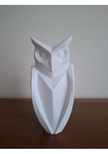 Baykuş Biblosu -17 Cm Beyaz