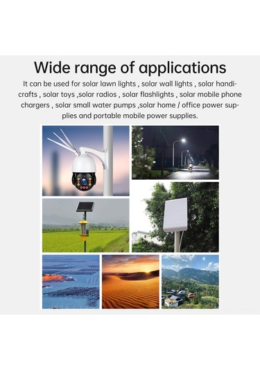 Hfambition 15w Monokristal Güneş Paneli Şarj Cihazı: Usb/dc Çıkışlı, 5v 2a, Telefon Ve Powerbank İçin Güneşten Şarj Edici Tahta