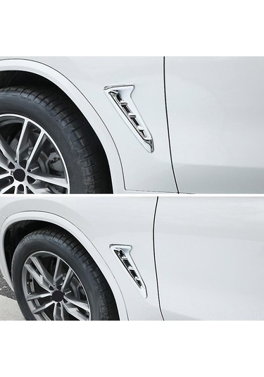 Gajeena Bmw X3 G01 2018-2021 Yan Koruma Ve Stil İçin Karbon Fiber Yan Çamurluk Hava Çıkış Kapağı