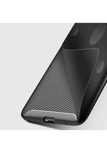 Huawei Mate 20 Pro Kılıf Karbon Silikon Case