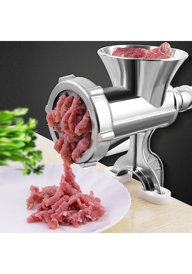 Dancemonkey Cbtx Ev Tipi Manuel Öğütücü Sosis Makinesi, No. 10 Büyük, Pratik Kullanım Çok Renkli