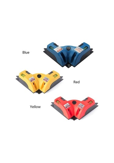 Funtree 90 Derece Hızlı Hizalama Aleti - Çift Kabarcıklı Duvar Ve Karo İçin Kullanışlı Marangoz Aleti