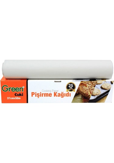 Geen Cuki Yağlı Fırın Tepsi Pişirme Kızarma Kağıdı - 37 CM  x  50 Metre - 10 Kutu
