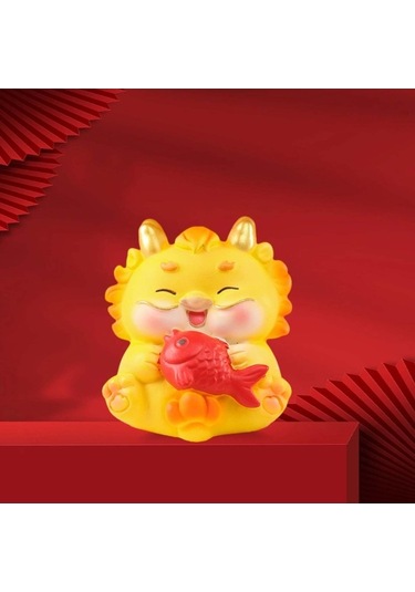 Pazly Yılı Suntek Stil-c Refah Reçine Heykelcik Hayvan Ejderha 2024 İp