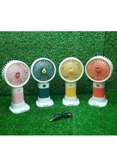 Periboia Sevimli Tasarımlı Telefon Tutuculu El Fanı