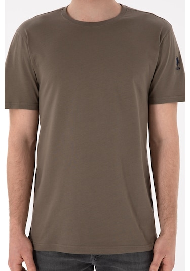 U.S. Polo Assn. Erkek Regular Fit Bisiklet Yaka Vizon Basic Tişört 50305985-VR052 U.S. Polo Assn. Erkek Regular Fit Bisiklet Yaka Vizon Basic Tişört 50305985-VR052
