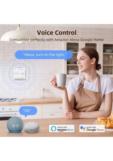 Didadodo Tuya Wifi Anahtar Modülü: Akıllı Ev Yönetimi Ve Kolay Ses Kontrolü Tuya Wifi