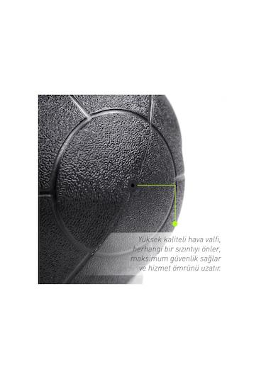 Woqes Çift Tutacaklı Slam Ball Sağlık Topu Ağırlık Topu 8KG