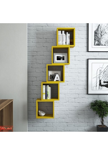 Variant Variant Box Duvar Rafı - Sarı
