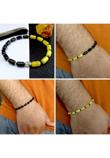 Tesbih Rüyası İki Doğal Fosil Bir Arada Oltutaşı ve Damla Kehribar Çok Renkli