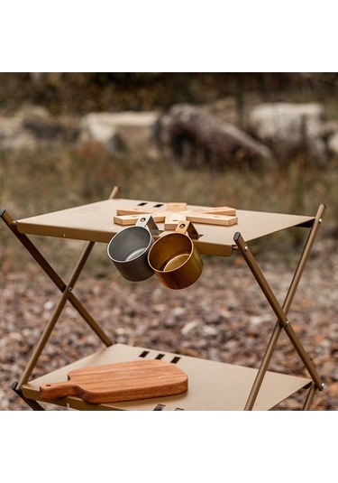 Fortunelane Kampçılar İçin Paslanmaz Çelik Kahve Bardağı - Altın Renk, Altın Altın