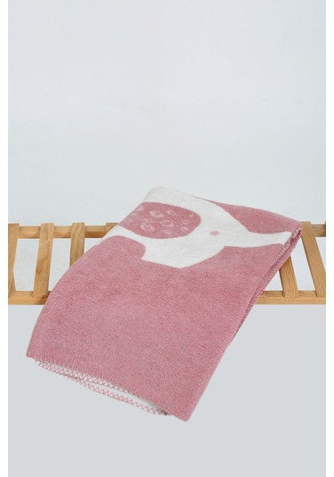Yumuşak Bebek Çocuk Battaniyesi Mevsimlik 90x100 Cm Sb 885 Pembe