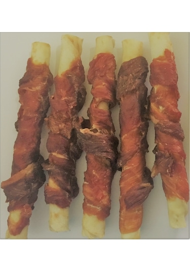 Freshy Ördek Etli Kaplı Sütlü Burgu Köpek Ödülü 10'lu 90 G