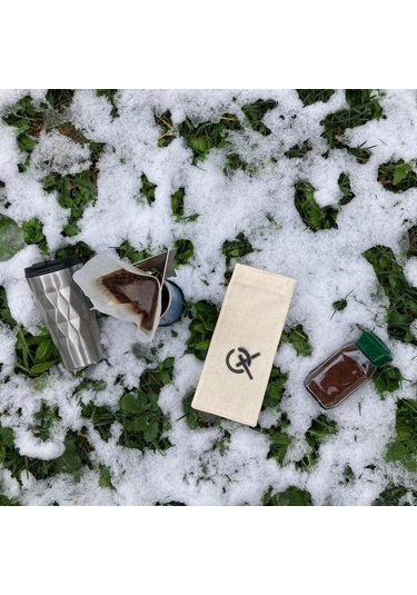 Latnox CoffeeX Drip Portatif Kahve Damıtıcı Katlanır Paslanmaz Çelik Gri