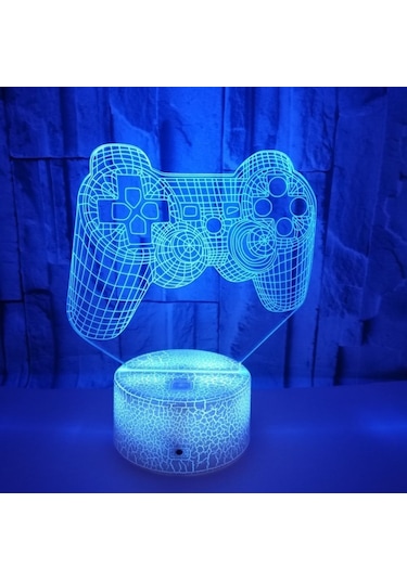 Sones 3d Oyun Kolu Üç Boyutlu Renkli Led Işıklar, Stil: Dokunmatik Çatlak Tabanı Çok Renkli